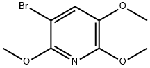 2,5,6-三甲氧基-3-溴吡啶分子式结构图