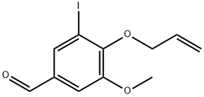 4-(烯丙氧基)-3-碘-5-甲氧基苯甲醛分子式结构图