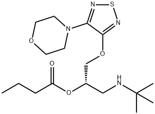 BUTYRYLTIMOLOL; BUTYRYL TIMOLOL; BUTYRYL-TIMOLOL分子式结构图