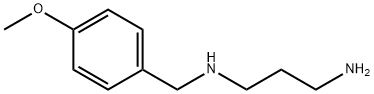 N1-(4-甲氧基苄基)丙烷-1,3-二胺分子式结构图