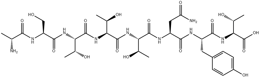 (D-ALA1)-PEPTIDE T分子式结构图