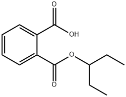 1,2-苯二甲酸单(1-乙基丙基)酯分子式结构图