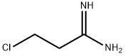 3-CHLORO-PROPIONAMIDINE分子式结构图