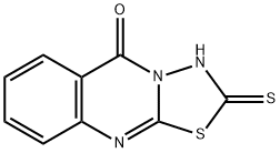 2-Thioxo-5H-1,3,4-thiadiazolo[2,3-b]quinazolin-5-one分子式结构图