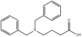 4-(二苄基氨基)丁酸分子式结构图