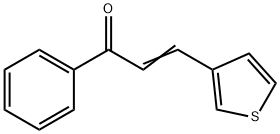 1-苯基-3-(噻吩-3-基)丙-2-烯-1-酮分子式结构图