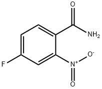 4-氟-2-硝基苯甲酰胺分子式结构图