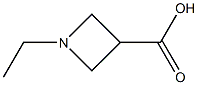 1-乙基氮杂环丁烷-3-羧酸分子式结构图