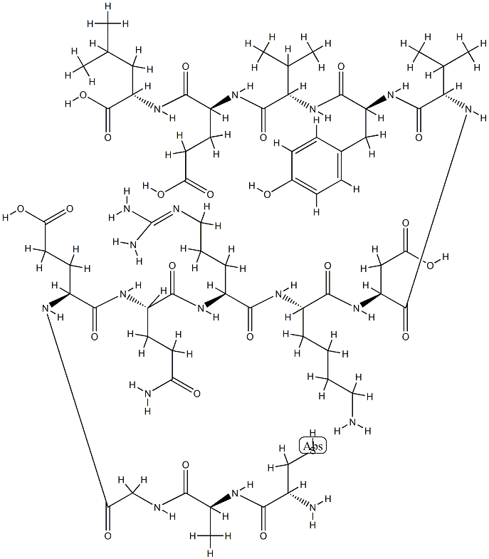 thymopoietin, Cys (28-39)-分子式结构图