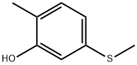 2-甲基-5-(甲硫基)苯酚分子式结构图