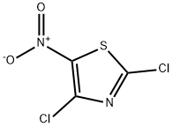 2,4-二氯-5-硝基-1,3-噻唑分子式结构图