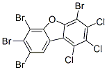 Tetrabromotrichlorodibenzofuran分子式结构图