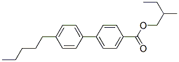 4'-Pentyl-4-biphenylcarboxylic acid 2-methylbutyl ester分子式结构图