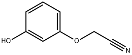 2-(3-羟基苯氧基)-乙腈分子式结构图