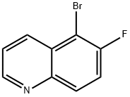 5-溴-6-氟喹啉分子式结构图