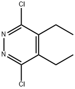 3,6-二氯-4,5-二乙基哒嗪分子式结构图