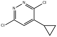 3,6-二氯-4-环丙基哒嗪分子式结构图