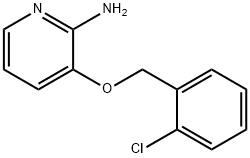 2-PYRIDINAMINE, 3-[(2-CHLOROPHENYL)METHOXY]-分子式结构图