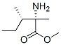 L-Isoleucine, 2-methyl-, methyl ester (9CI)分子式结构图