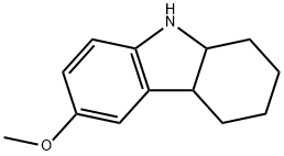 1H-Carbazole, 2,3,4,4a,9,9a-hexahydro-6-Methoxy-分子式结构图