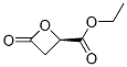 2-Oxetanecarboxylicacid,4-oxo-,ethylester,(2R)-(9CI)分子式结构图