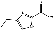 5-Ethyl-4H-1,2,4-triazole-3-carboxylic acid分子式结构图