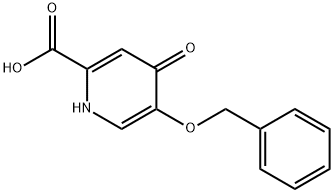 3-苄氧基-4-吡啶酮-6-羧酸分子式结构图