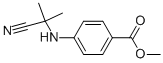 METHYL 4-(2-CYANOPROPAN-2-YLAMINO)BENZOATE分子式结构图