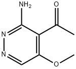 Ethanone, 1-(3-amino-5-methoxy-4-pyridazinyl)- (9CI)分子式结构图