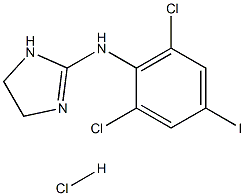 p-iodo-Clonidine (hydrochloride)分子式结构图