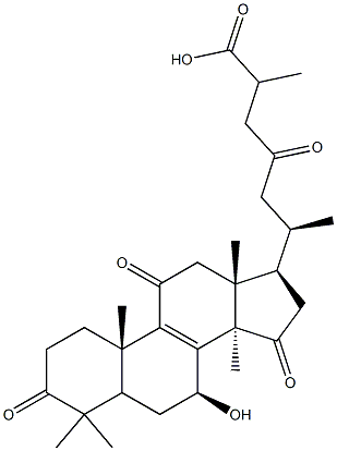 灵芝酸D分子式结构图