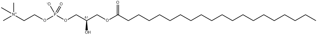 1-ARACHIDOYL-2-HYDROXY-SN-GLYCERO-3-PHOSPHOCHOLINE分子式结构图