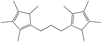 1,3-Bis(tetramethylcyclopentadienyl)propane, 98%分子式结构图