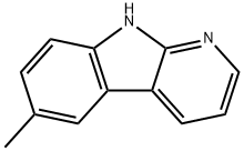 6-甲基-1-氮杂-9H-咔唑分子式结构图