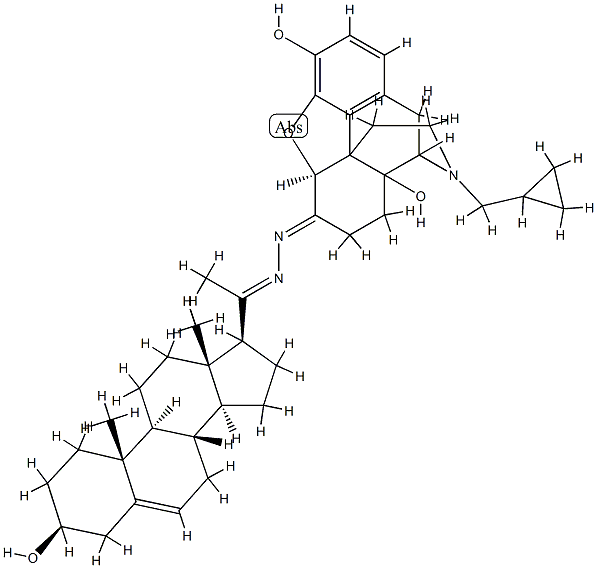 pregnenolone-naltrexone azine分子式结构图