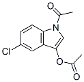 Acetic  acid  1-acetyl-5-chloro-1H-indol-3-yl  ester分子式结构图