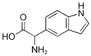 ALPHA-氨基-1H-吲哚-5-乙酸分子式结构图