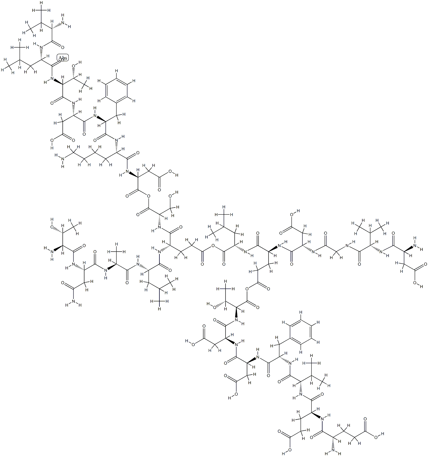 peptide I (Aplysia)分子式结构图