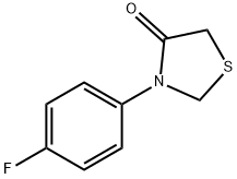 3-(4-FLUOROPHENYL)-1,3-THIAZOLAN-4-ONE分子式结构图