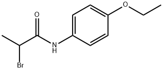 2-溴-N-(4-乙氧苯基)丙酰胺分子式结构图