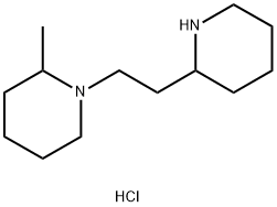 2-Methyl-1-[2-(2-piperidinyl)ethyl]piperidinedihydrochloride分子式结构图