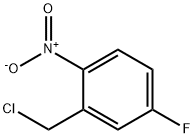 2-(氯甲基)-4-氟-1-硝基苯分子式结构图