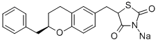 ENGLITAZONE SODIUM分子式结构图