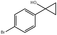 1-(4-溴苯基)环丙醇分子式结构图