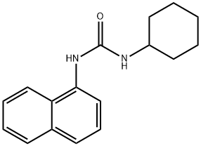 N-cyclohexyl-N'-(1-naphthyl)urea分子式结构图