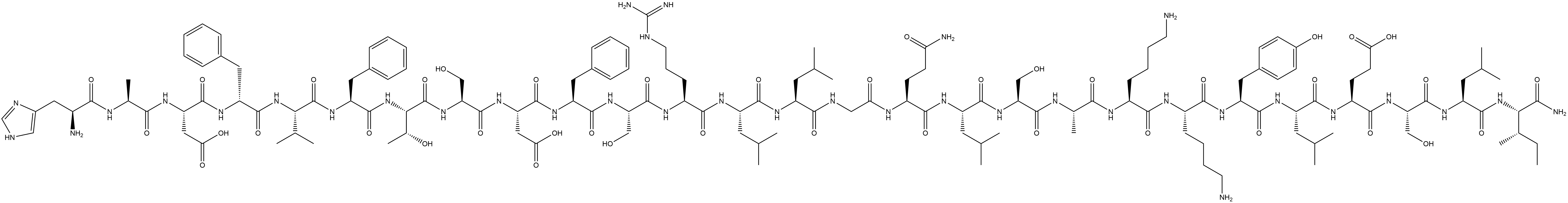 peptide PHI, Phe(4)-分子式结构图