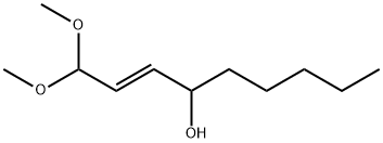 (E)-4-hydroxynon-2-enal dimethyl acetal分子式结构图