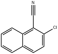 2-Chloronaphthalene-1-carbonitrile分子式结构图