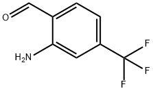 2-氨基-4-三氟甲基苯甲醛分子式结构图