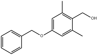 (4-(benzyloxy)-2,6-dimethylphenyl)methanol分子式结构图